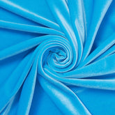 Agave Turquoise—Stretch Velvet Fabric—90% Polyester, 10% Spandex— Width 60/61 Inches Wide—Sold by the Yard